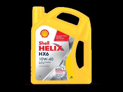 Oli Shell Helix HX6 4 Liter SAE 10W-40
